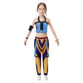Kpop Demon Hunters Zoey Kids Cosplay Costume Party Halloween Suit Accosplay